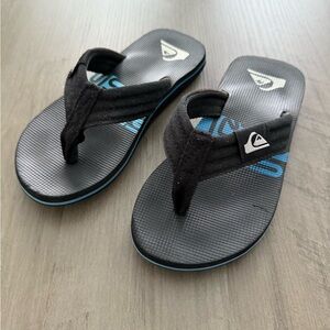 Quicksilver Little Boys Size 13/1 Flip Flips